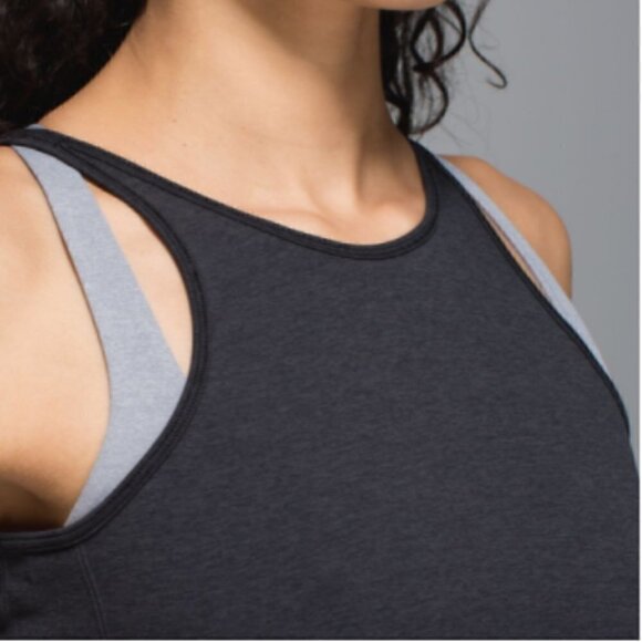 Lululemon Lightweight Slim Fit Black Tank 6 NWOT - Picture 7 of 15